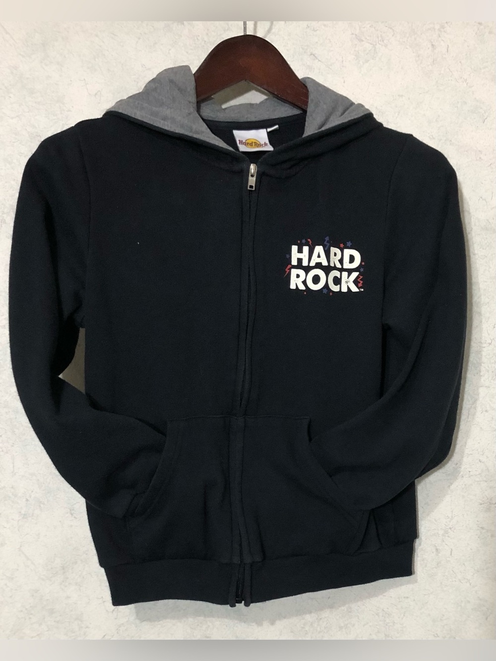 Hard Rock Cafe’ Hoodie•Youth L•Encourages Young Musicians•Dress Well Play Well